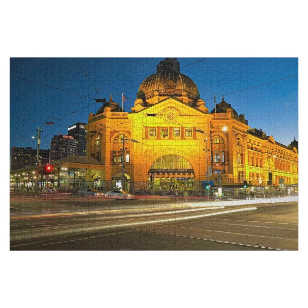 

Flinders Street Station Jigsaw Puzzle With Photo Custom Gifts Toys For Children Custom Child Gift Puzzle