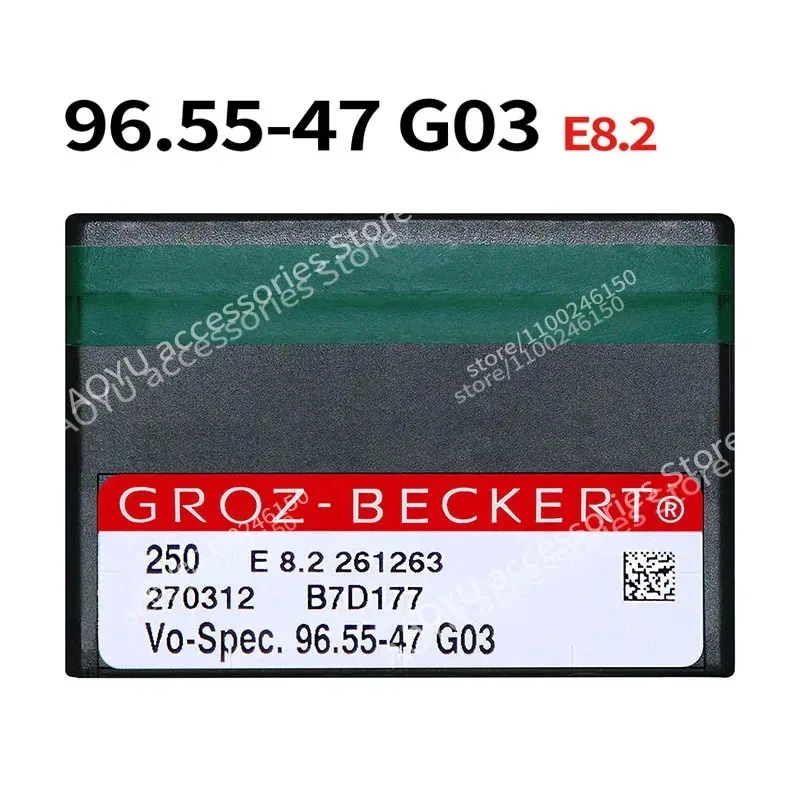 

250 Pcs GROZ-BECKERT Vo-Spec. 96.55-47 G03 Needles For STOLL E8.2 Computerized Flat Knitting Machines