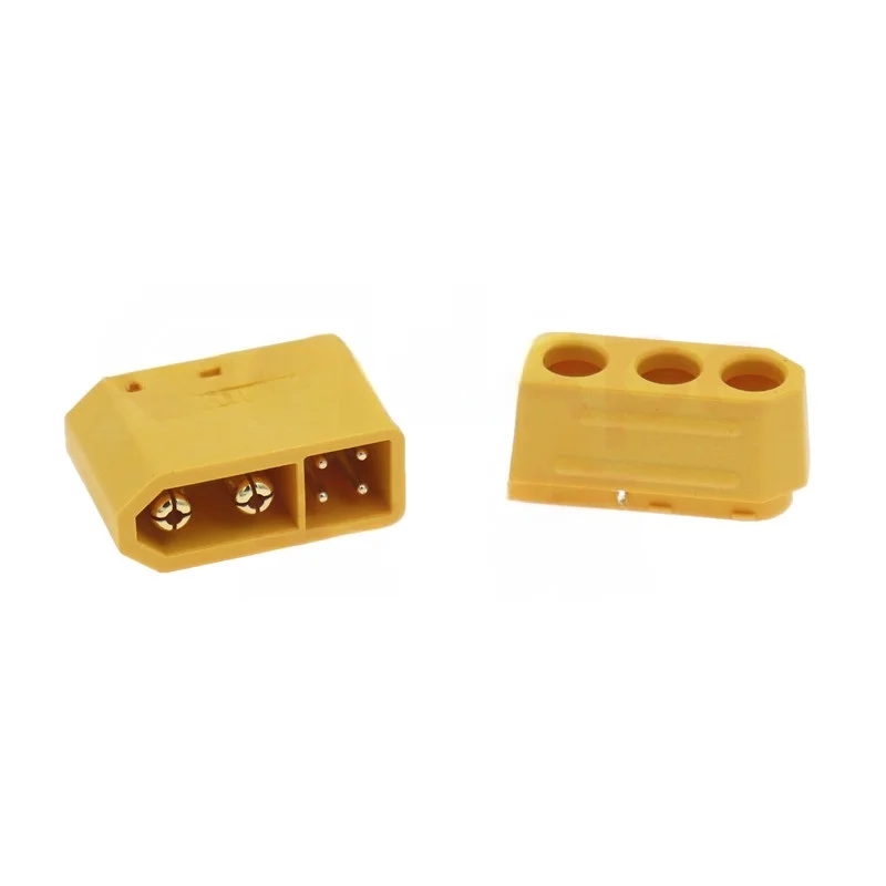 For Amass XT60 (2+4) with Signal Pin and Sheath Solder Wire Model Accessories Male Female Plug Connector