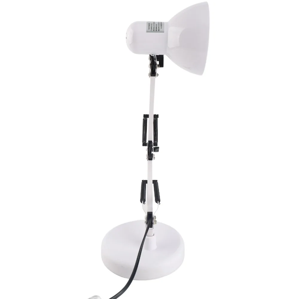 

Modern Adjustable Arm Folding Desk Lamp Flexible US Plug Desk Lamp Metal Table Lamp Home