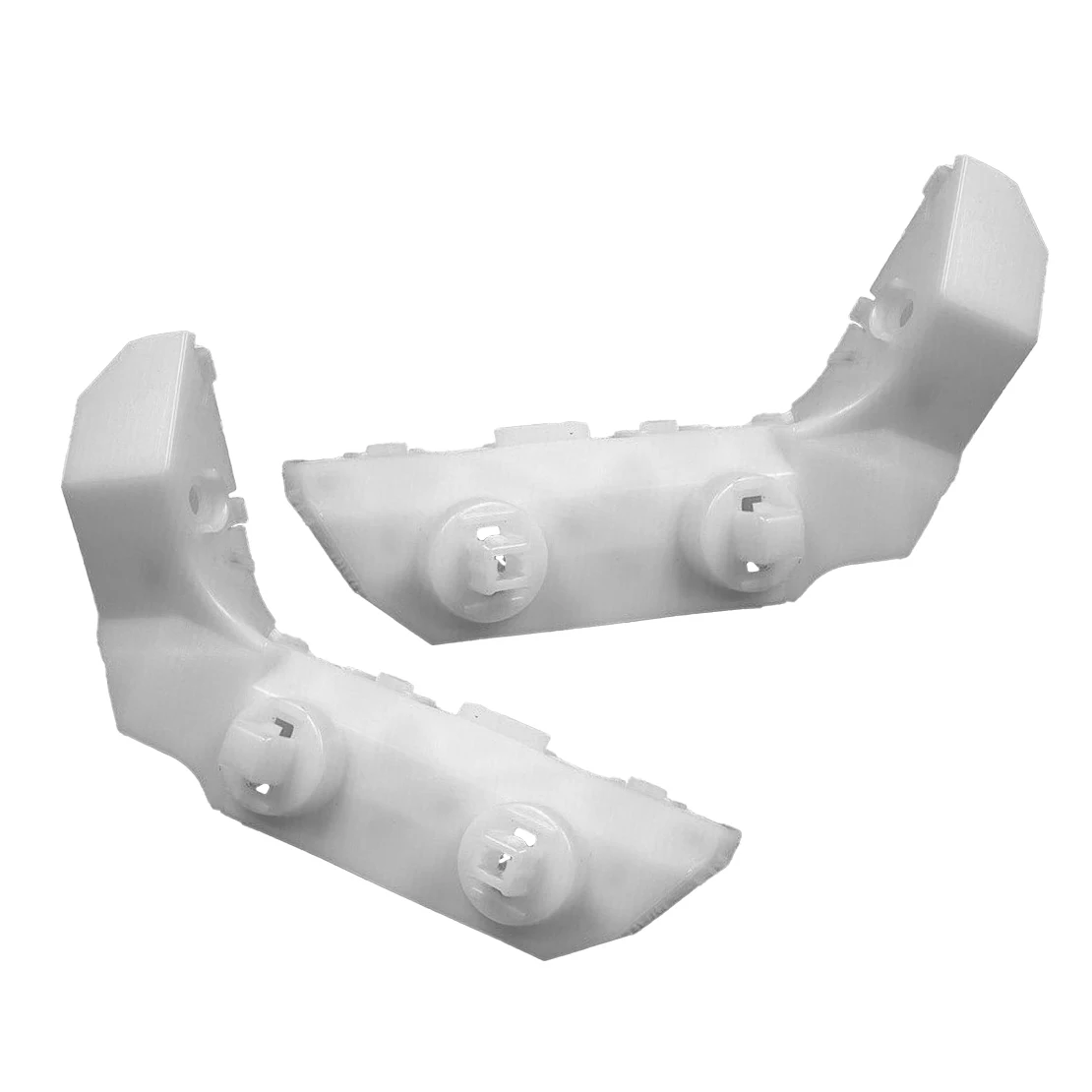 

1 Pair White Plastic Car Left & Right Front Bumper Bracket Mount Fit for INFINITI G37 Q60 Nissan Skyline 62223JL00A 62222JL00A