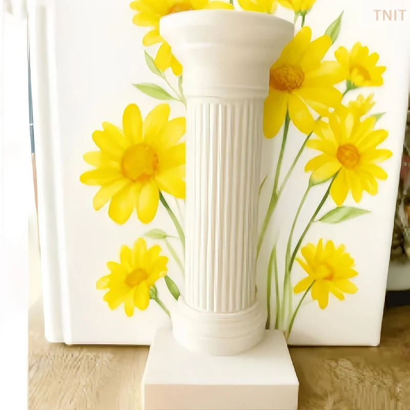 [J] 3D Printed Column Bookends Minimalist Book Stand High Quality Desktop Decor Study Office Gift