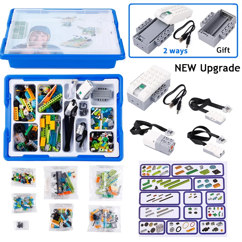 NEW Upgrade 390Pcs The 3rd Generation WeDo STEAM Educational School Robotics Construction WeDo 3.0 Core Set Bricks Kit Toys Gift