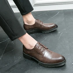 High Quality Brogues Men's Shoes British Dress Social Shoes Men Formal Leather Men Wedding Business Leather Shoes For Men 2025