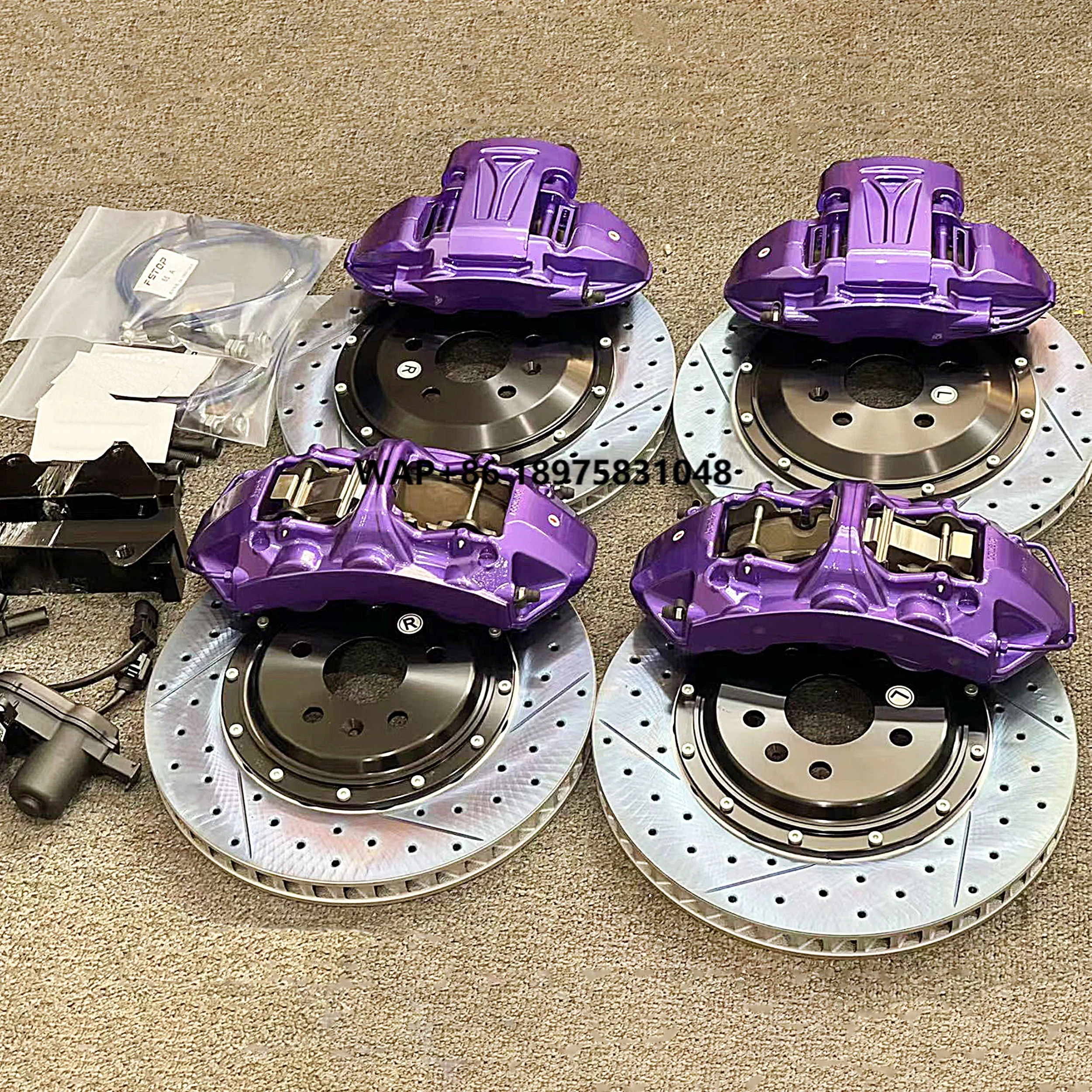 

In Stock Ventilated 2 Piece Brake Disc Parting BBK Big Brake Kit Accessories for Explorer St 2020