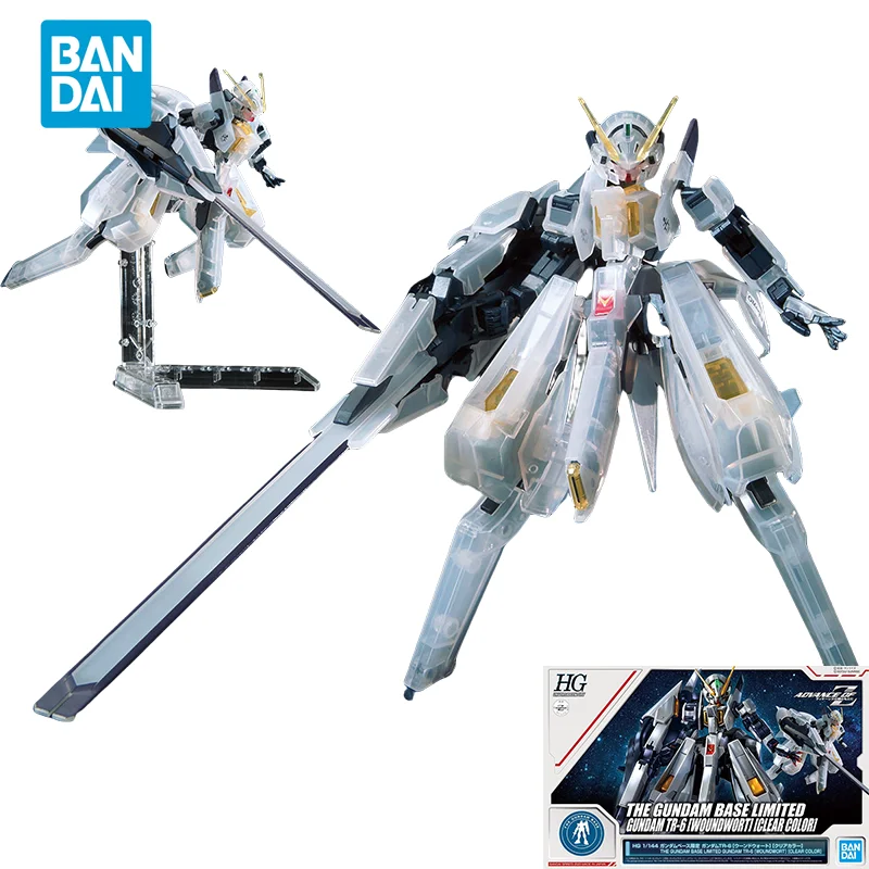 

Spot Direct Bandai оригинальная Фотографическая модель HG GUNDAM аниме Гундам WOUNDWORT прозрачная цветная экшн-фигурка сборка PB игрушки для детей подарок