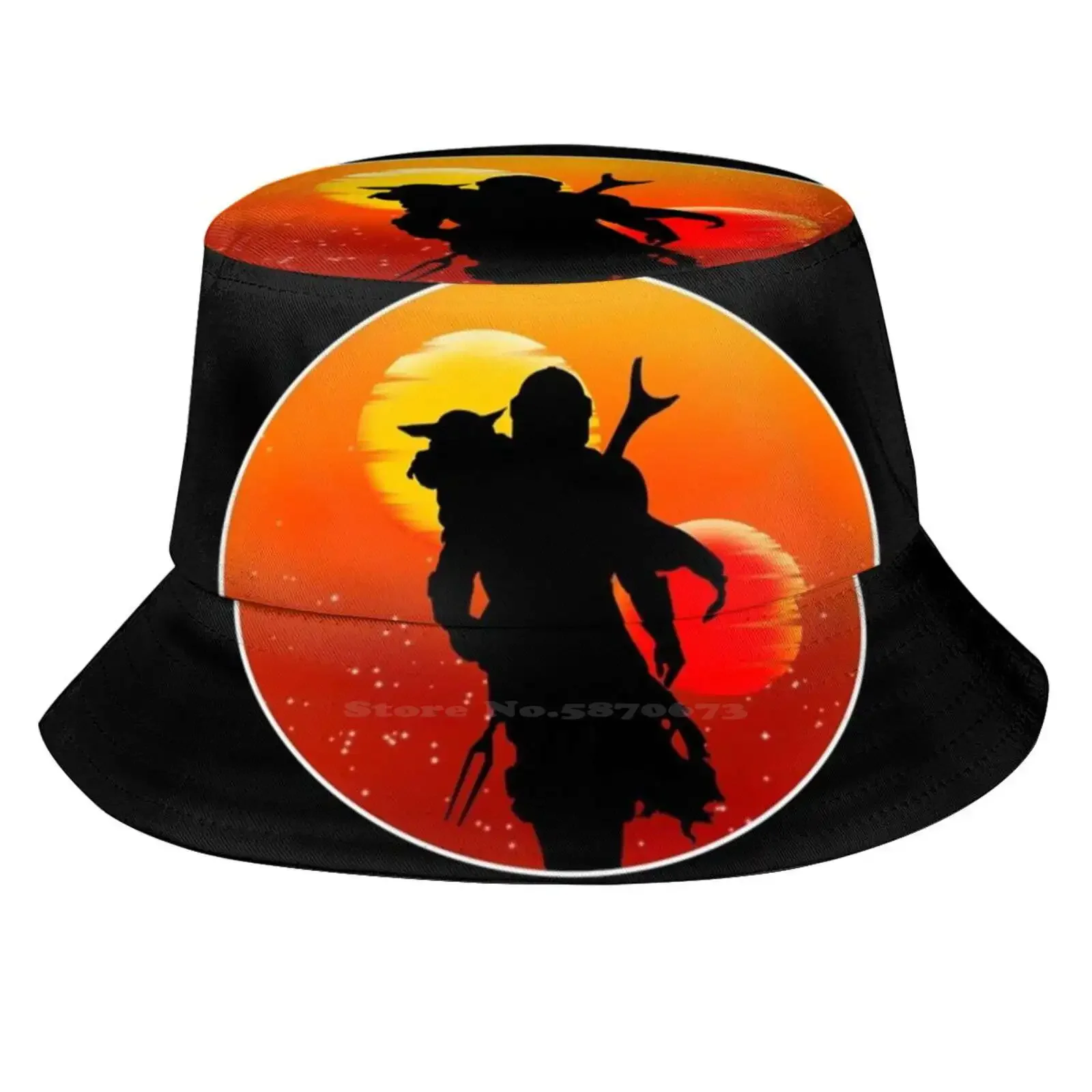 Sunset In Company Print Bucket Hats Sun Cap Top Rating The Most Valued Best Selling Top Sellers Trends Trending Being A Trend