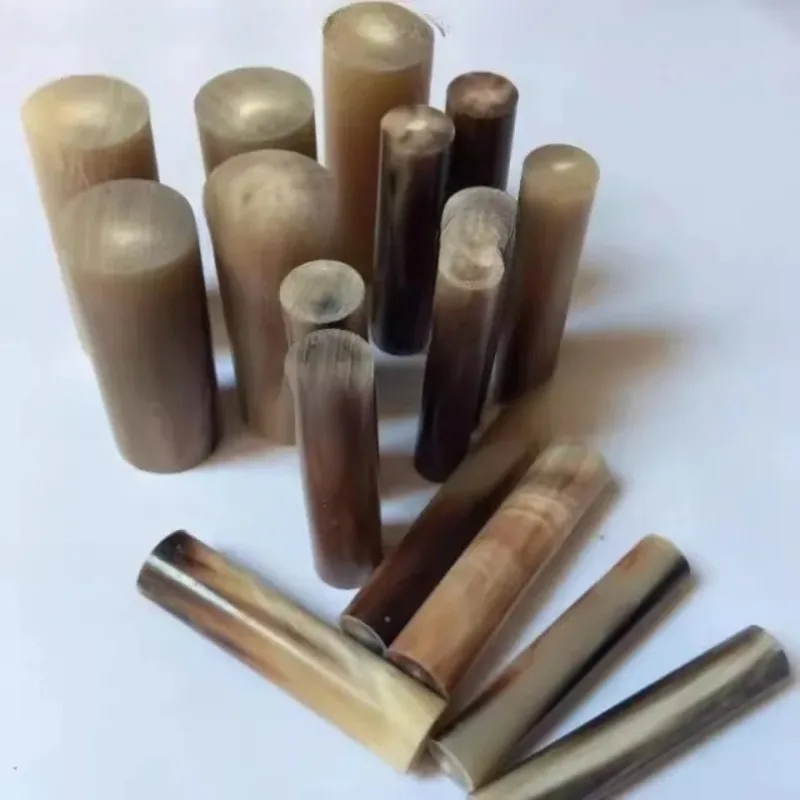 1PC Pattern Cylindrical Craft Blank DIY Making Material for Knife Handle Bead Decoration