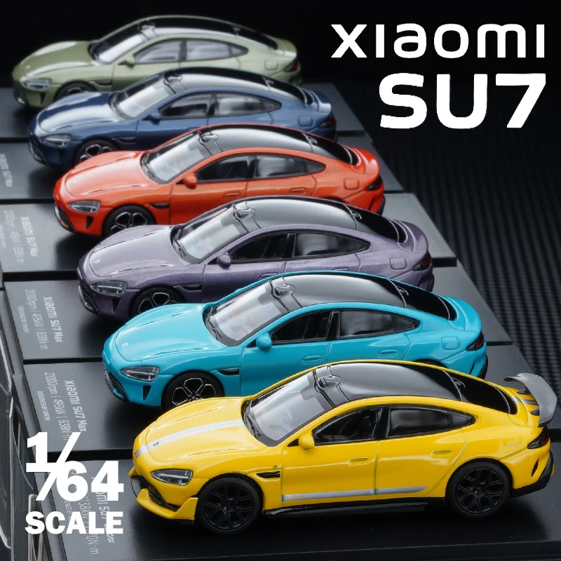

XIAOMI 1/64 SU7Ultra SU7Max YU7Max metal diecast cars model Toys For Boys collect ornaments