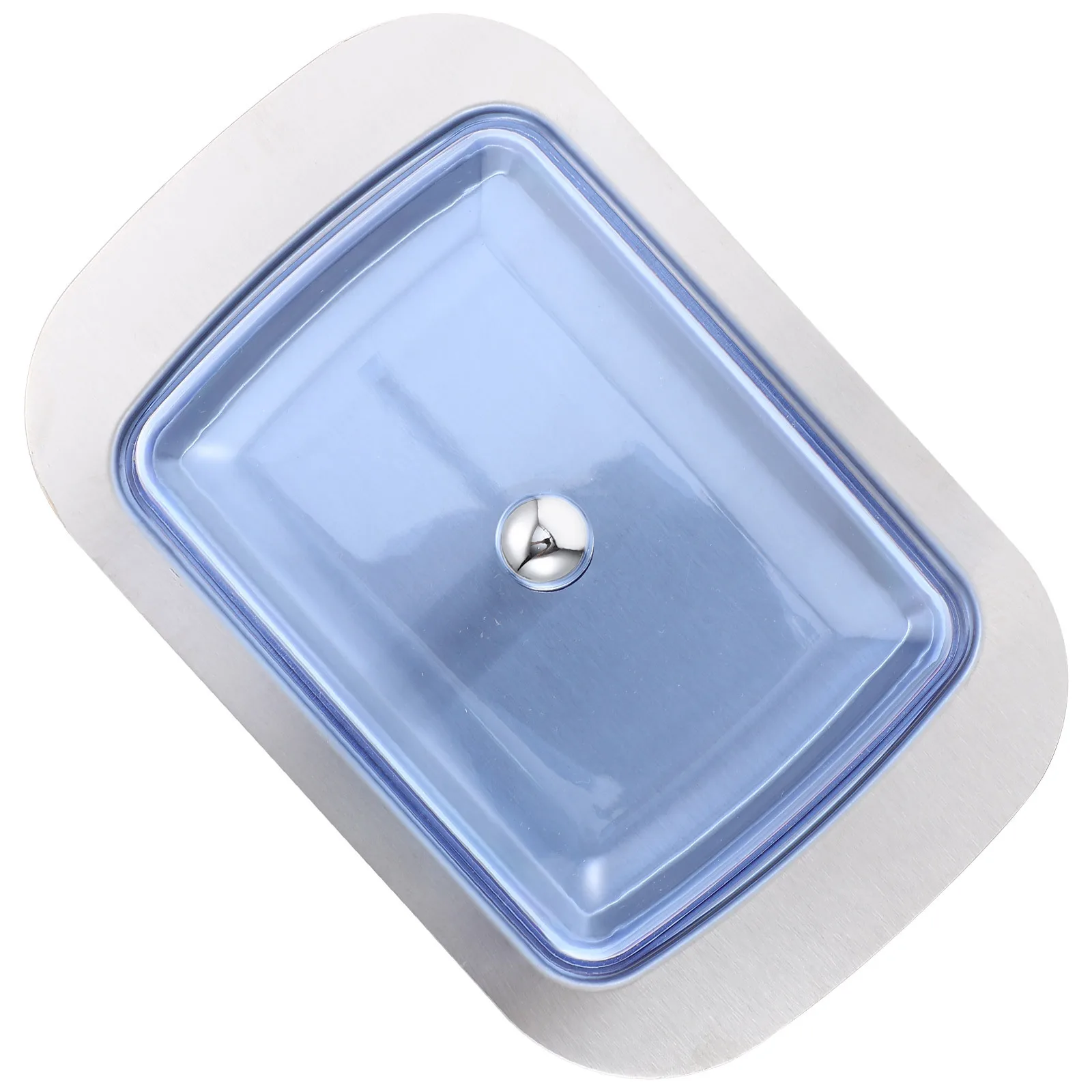 

Butter Dish with Lid Stainless Steel Container Reusable for Home Kitchen Countertop Storage Box Stainless Steel Butter Dish