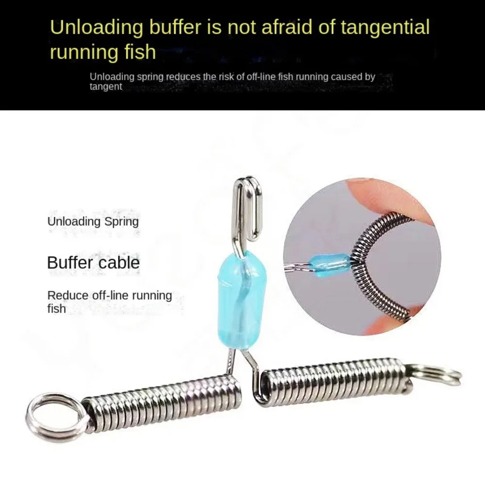 10/50 Stück Fast Spring Splitter Fast Hook Splitter, neuer Anti-Wickel-Splitter, Angelzubehör
