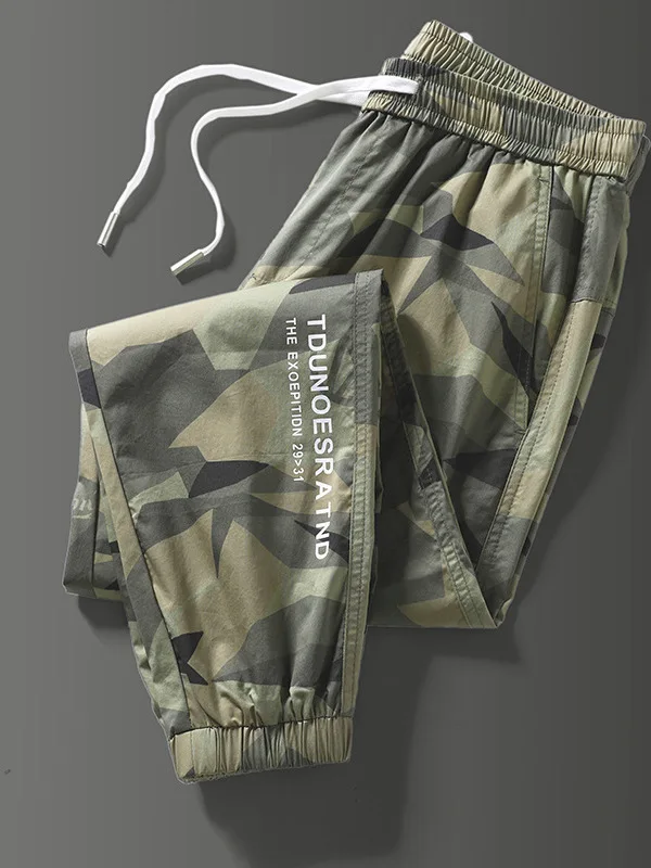 

Men's Summer Camouflage Work Pants Loose Wear Resistant Dirt Proof Breathable Quick Dry Labor Protection Clothing Trendy