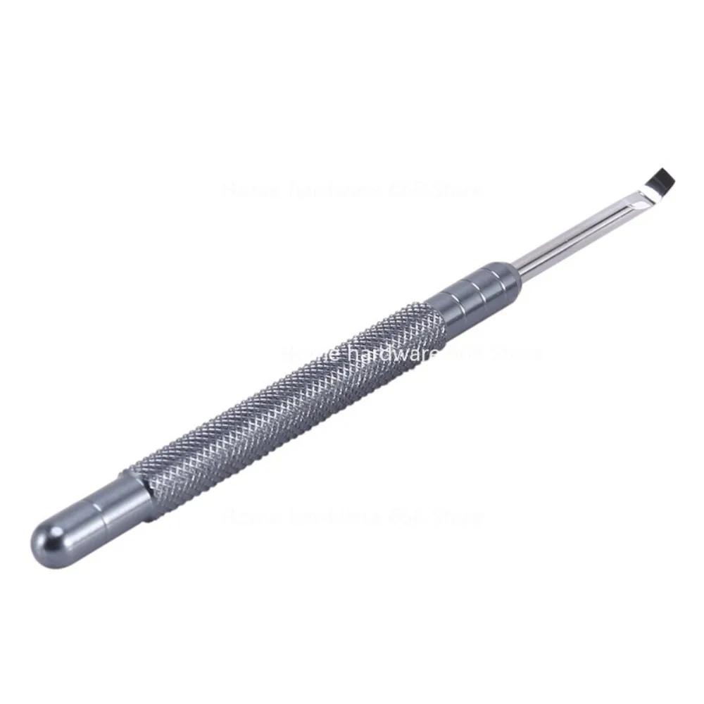 watch repair tool, needle pick-up pliers, gray aluminum handle 2 needle pick-up shovels, watch hand ,metal needle pick-up shovel