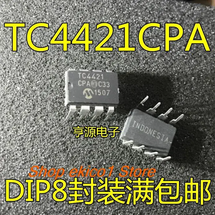 5pieces Original stock  TC4421 TC4421CPA TC4421EPA DIP8 MOSFET