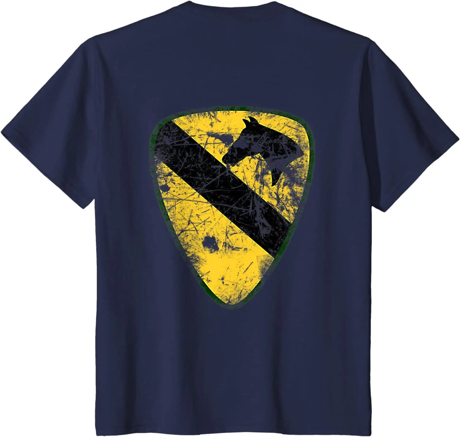 USA 1st Cavalry Division Vintage Men T-Shirt Short Sleeve Casual 100% Cotton O-Neck Summer Shirts