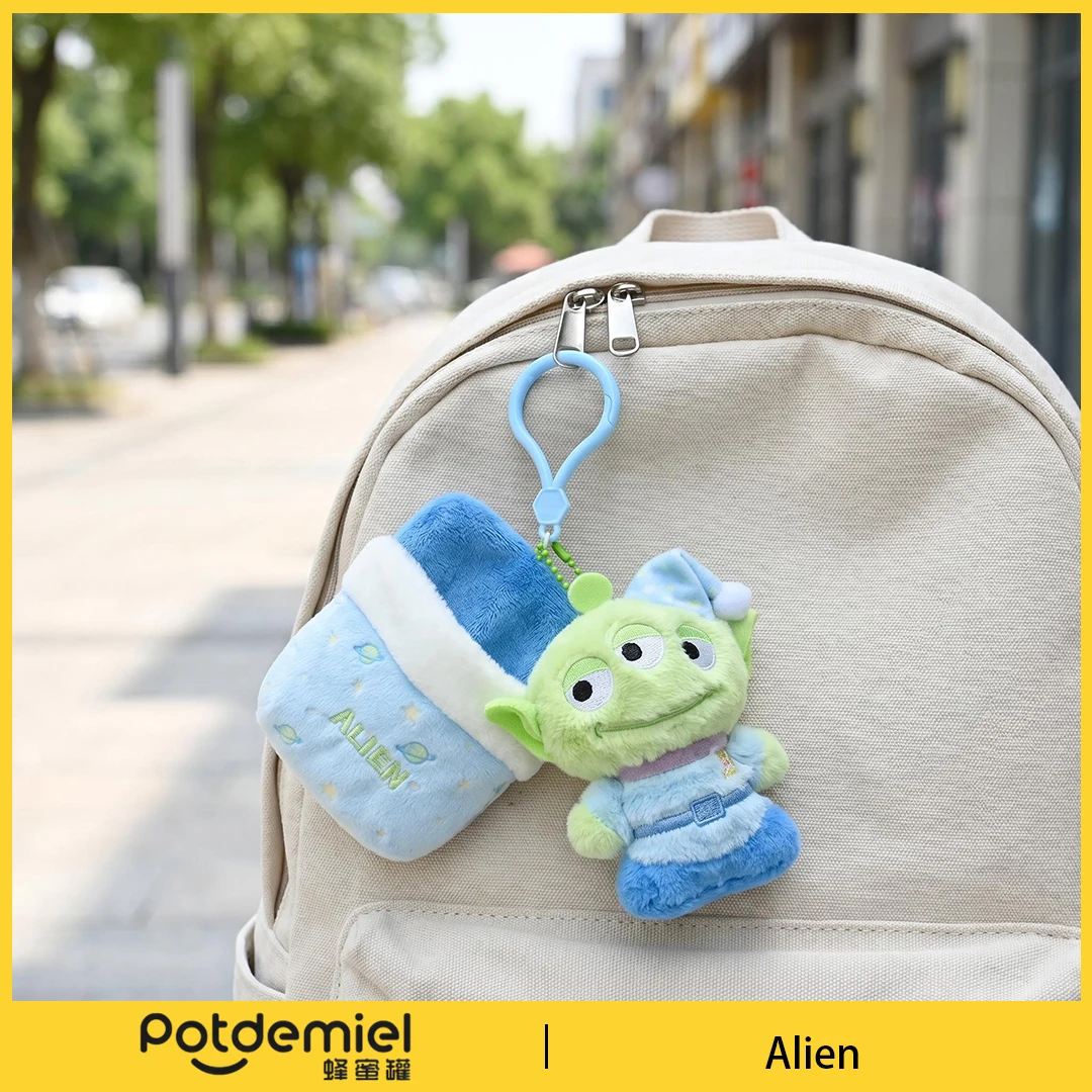 

Potdemiel Disney Toy Story Alien Plush Bag Pendant Sleep Sack Pajama Key Trinket Gift For Young Girls Purse Backpack Ornament