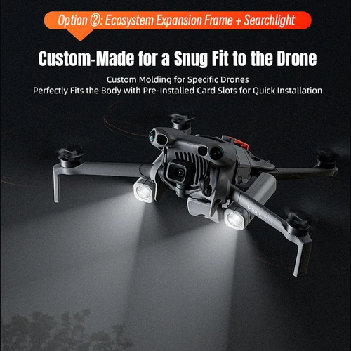 Imagen 2 del producto Reflector recargable para Dron DJI Mini 5 Pro, accesorios, reflector LED, luz de señal de vuelo nocturno, linterna de doble luz