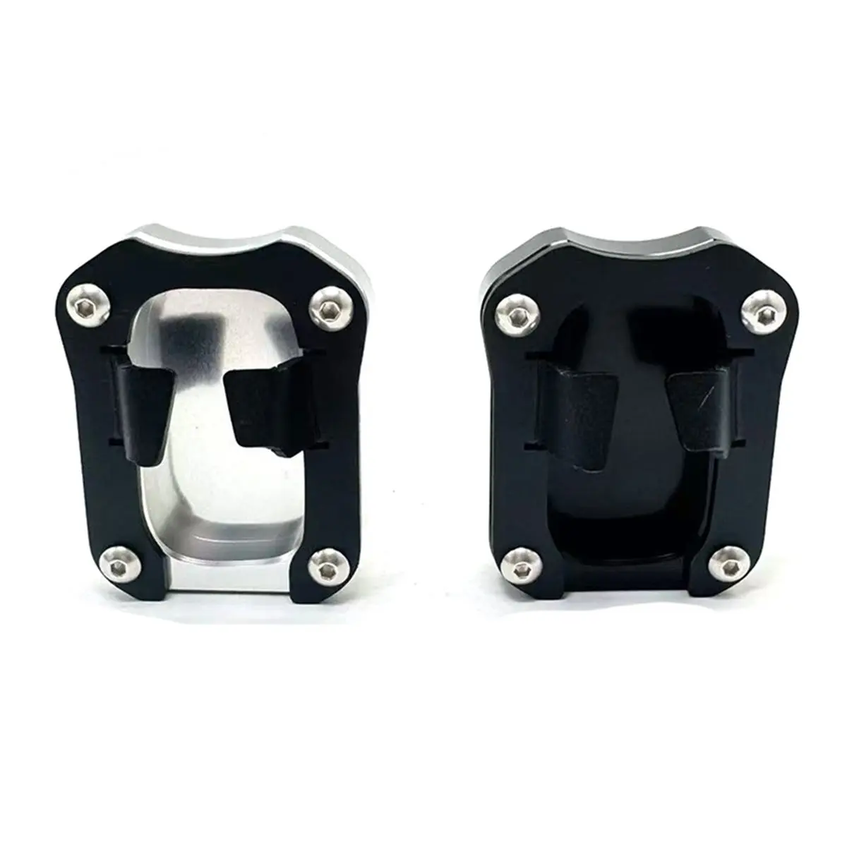 #56K For Royal Enfield Bear 650 2025- Side Stand Enlarge Silver,Sidestand  Foot Enlarger Pad,(Metal)