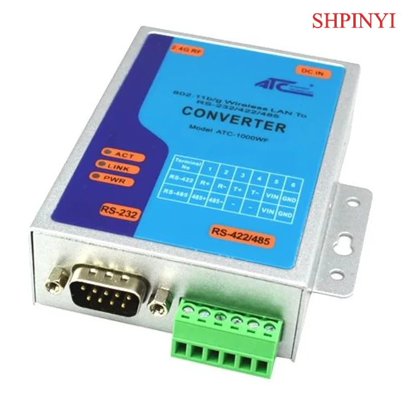 

Industrial Serial RS485/RS232 to Wifi Converter For Industrial field (ATC-1000WF)