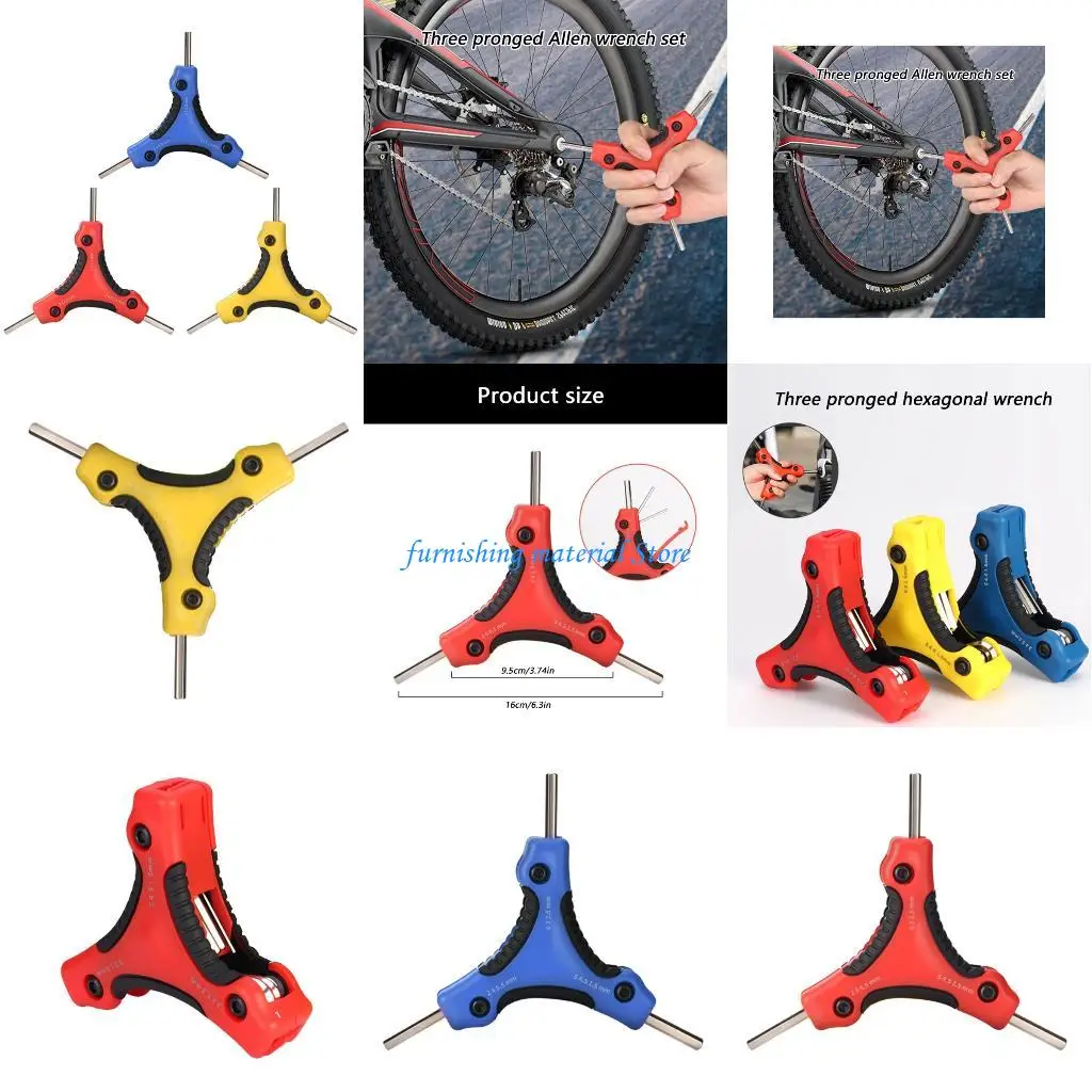 

Y5GD Multiple Size Wrenches Carbon Steel Body Nonslip Design For Furniture Assembly And Accuracy Engineering