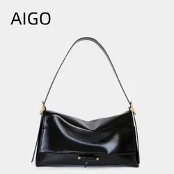 AIGO New Trendy Handbag Large Capacity One Shoulder Underarm Bag Crossbody Commuter Bags for Women сумка женская bolsos de mujer