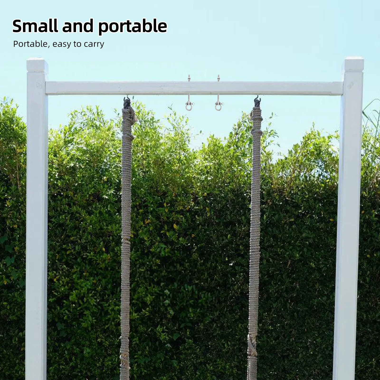 

Stainless Steel Heavy Duty Swing Accessory Porch Swing Hanger Hammock Hanging Part Ceiling Swivel Hook Hardware