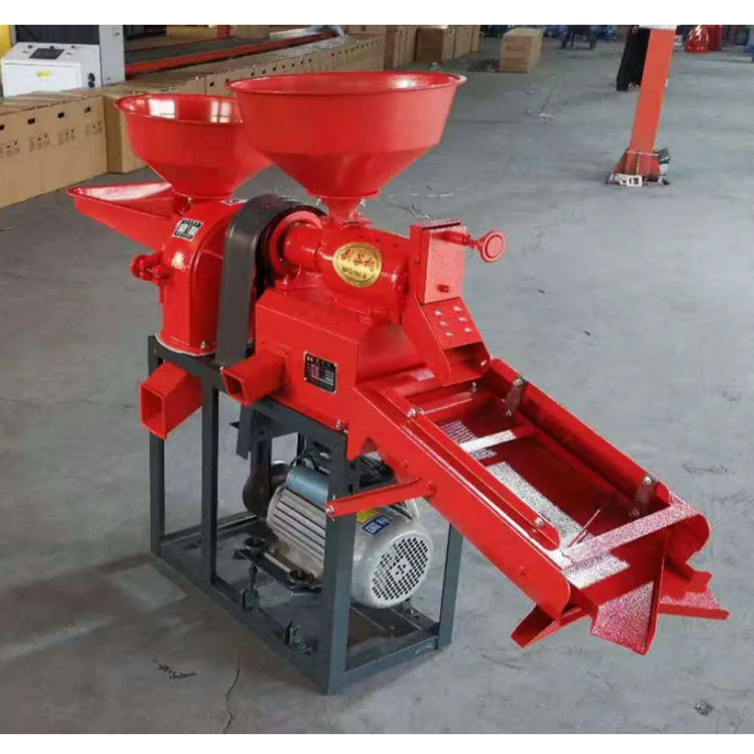 New Type Of Vibrating Sieve To Remove Sand And Gravel, Rice Mill, Grain Mill, Husker, Rice Mill, Rice Peeling Machine