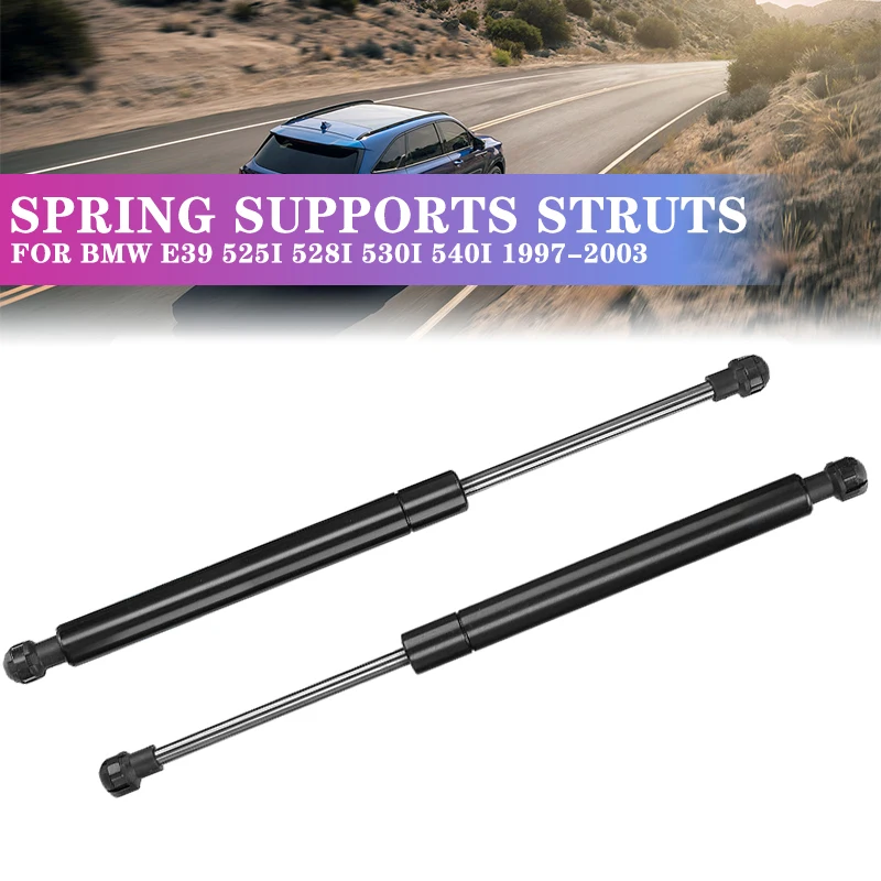 2Pcs/Set Rear Tailgate Hood Spring Support Rods For BMW E39 525i 528i 530i 540i 1997-2003 Gas Struts Lift Supports Car Parts