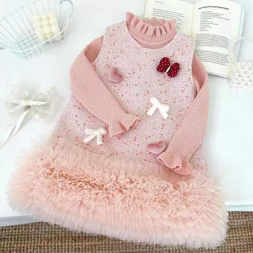 

Girl's Vest Skirt 2025 Spring and Autumn Korean Children's Wear Sleeveless Dress