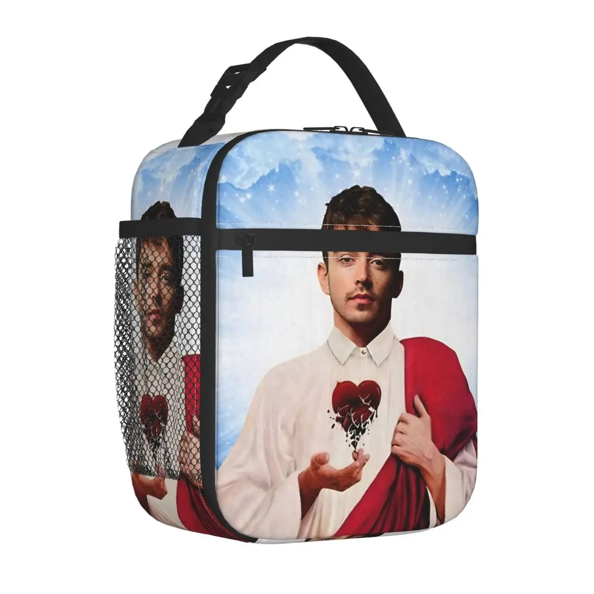 حقيبة تبريد معزولة من تشارلز لوكليرك، قابلة لإعادة الاستخدام   حاوية غداء محمولة، صندوق غداء للفتيات والأولاد على الشاطئ في الهواء الطلق