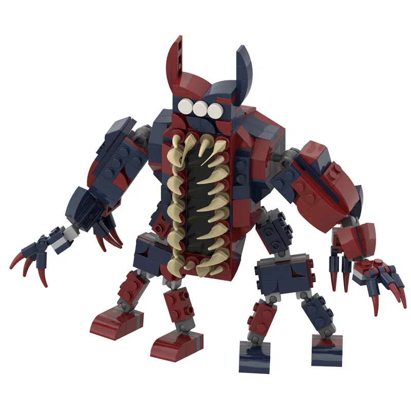 جديد جارتن أوف بانبان 8 الفصل الأحمر الأخضر مزيج الوحش اللبنات مجموعة، الوحش نموذج عيد الميلاد لعب هدايا عيد الميلاد للأطفال #5