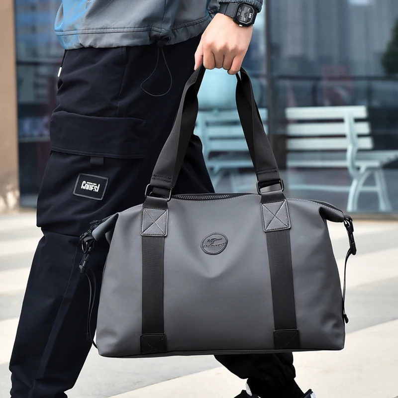 

Large Capacity Men's Bag Multiple Pockets Business Shoulder Bag Message Bag Multi Functional Handbag For Men Commuting 가방