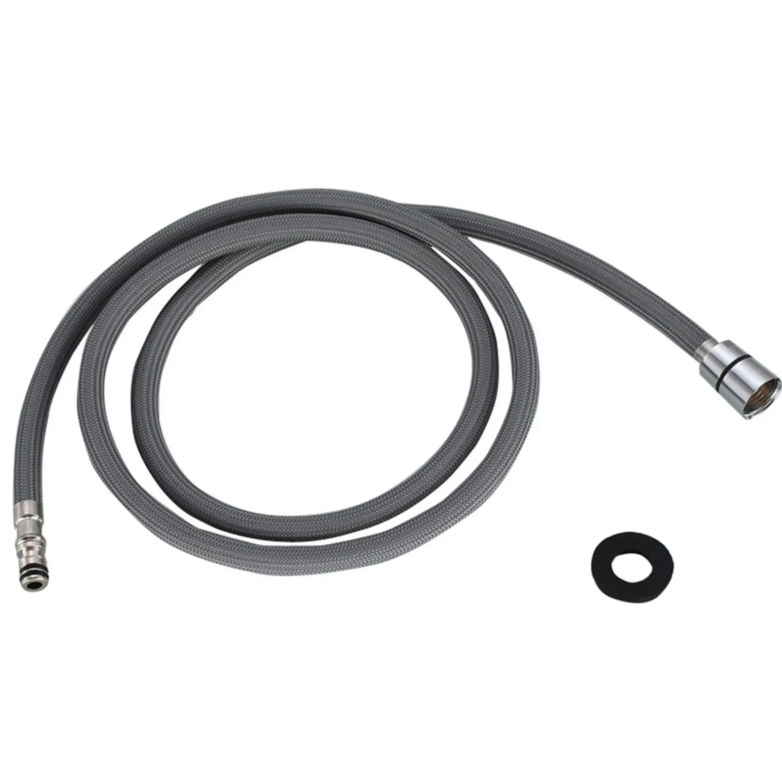 Metal and Nylon Faucet Hose Replacement Easy and Quick Installation Compatible with for Hansgrohe and Kitchen Faucets