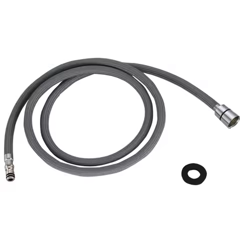 Metal and Nylon Faucet Hose Replacement Easy and Quick Installation Compatible with for Hansgrohe and Kitchen Faucets