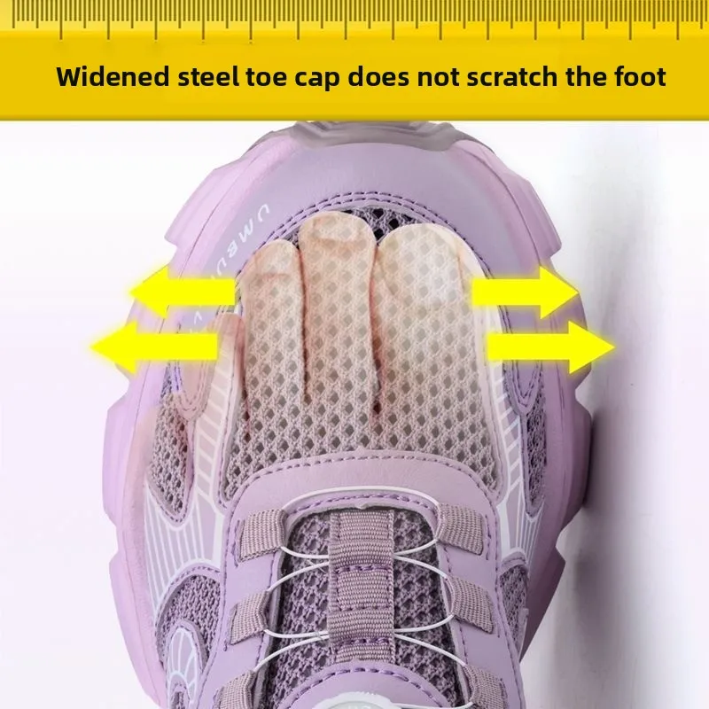 أحذية أمان امرأة النساء أحذية عمل رجالية خفيفة الوزن تنفس الأحذية مع حماية الصلب حذاء مزود بفتحة للأصابع المضادة للثقب35-42