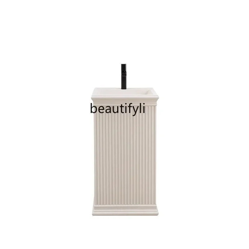 

Column Basin Column Basin Vertical Stripe Column Basin Integrated Art Wash Pool Creative Hotel B & B