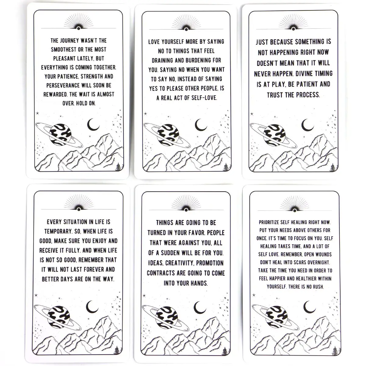 Messages From The Universe Oracle Deck with Guidance From Your Guides for General Readings 10.3*6cm 54 Pcs Oracle Cards