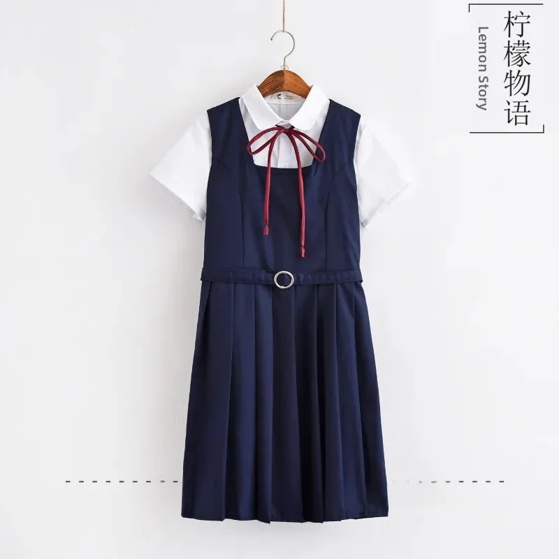 Student Uniform School Uniform Class Uniform Shirt Soft Sister Skirt Cherry Blossom Sister Sailor Dress Set Japanese Style
