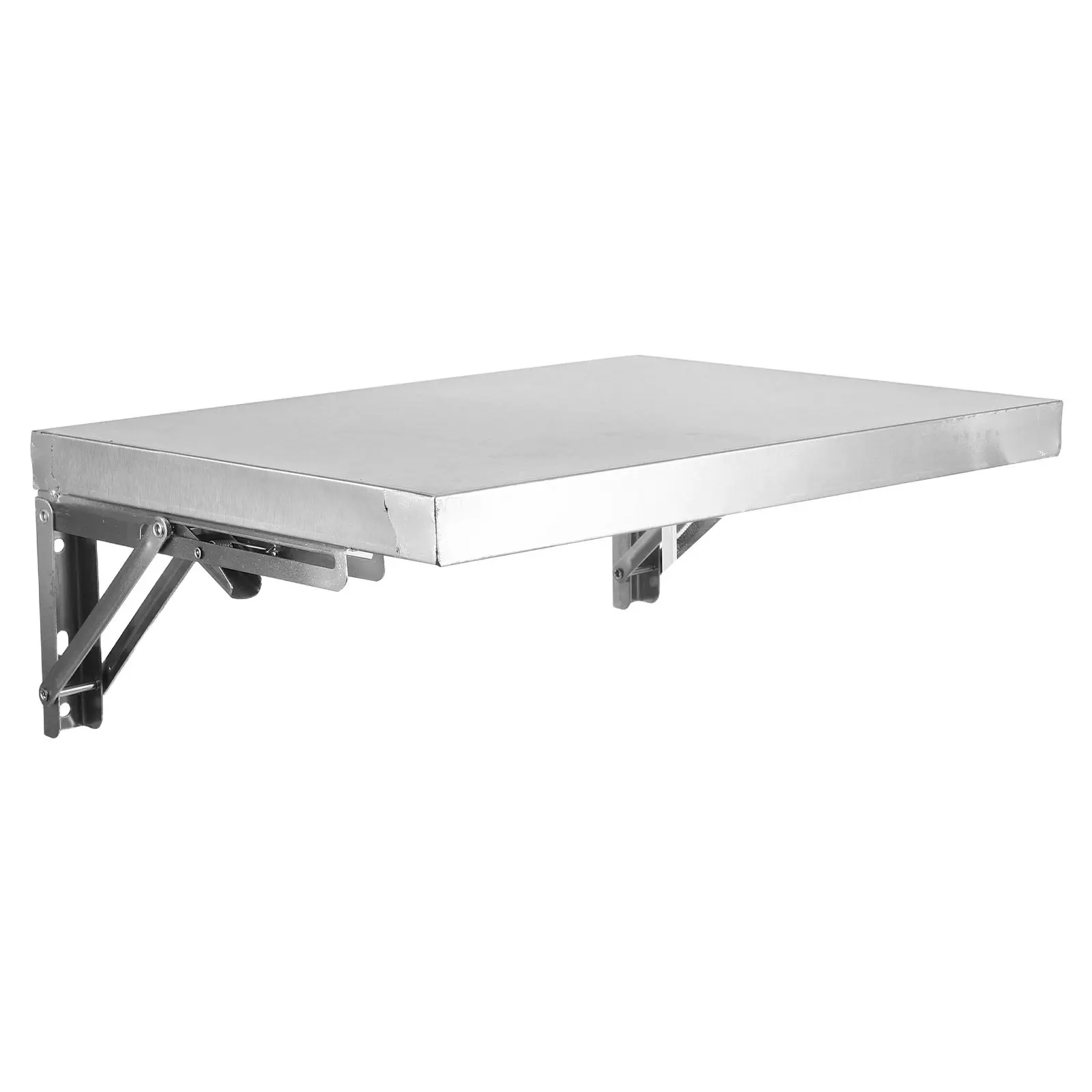 

Folding Wall Shelf 19.65X9.43 Inch Stainless Steel Foldable Metal Shelving Unit Wall Mounted Storage Rack For Kitchen