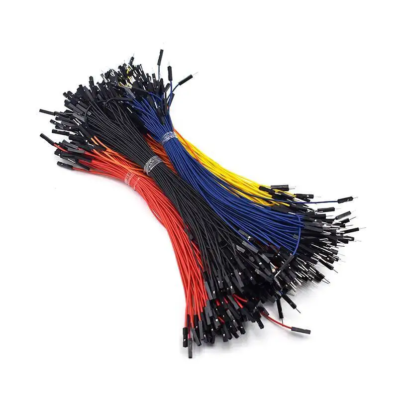 10 Stück Dupont-Kabel 1P Buchse zu Doppelkopf-Testkabel Stecker 20CM Anschluss 2,54MM – Detail 2