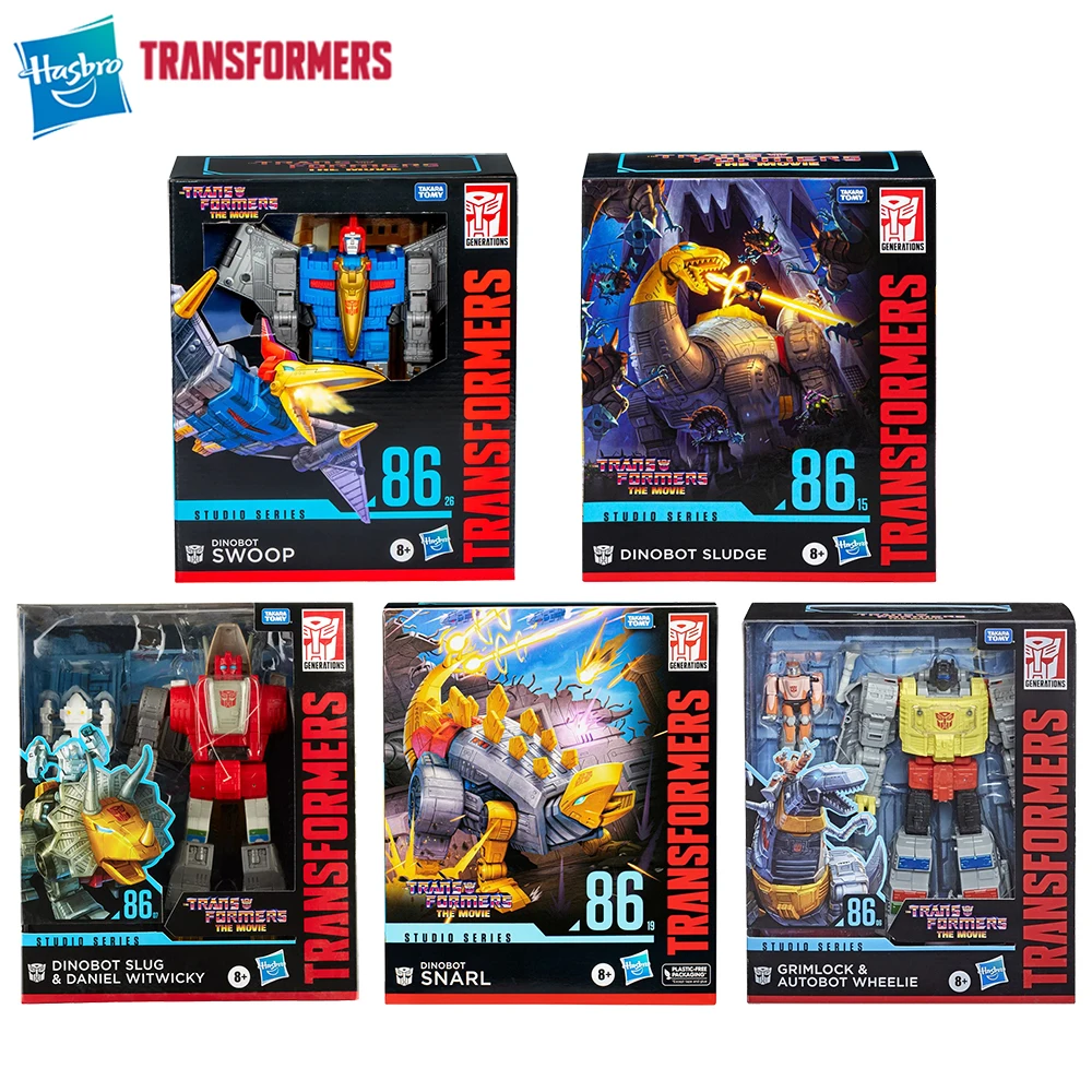 

[In Stock] Hasbro Transformers Studio Series 86 Swoop, Grimlock, Slug, Starscream, Sludge, Snarl Leader Class Action Model Toys