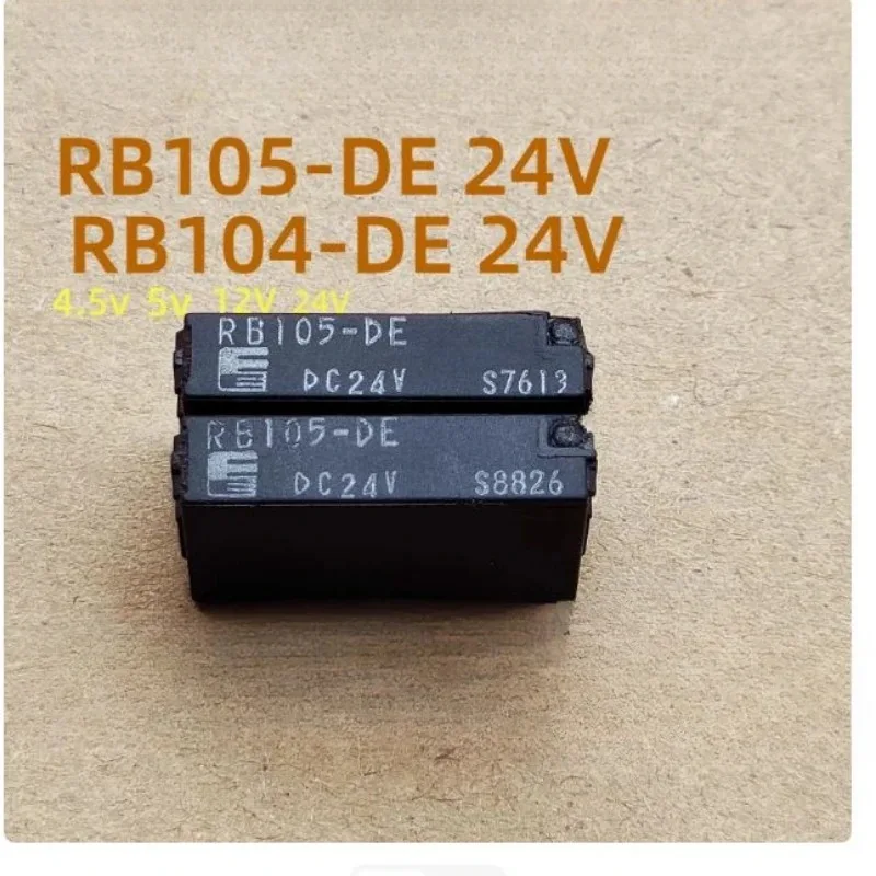 

5 шт./лот RB104-DE RB105-DE 4,5 В 24 В 5 А силовое/сигнальное реле, SPST, мгновенное, 0,008 А (катушка), 24 В постоянного тока (катушка)