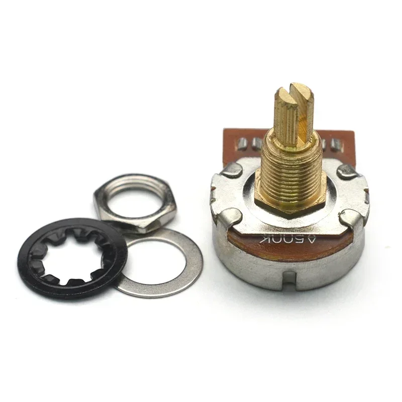 

10Pcs 500K/250K Guitar Pots 19mm Long Split Shaft Guitar Potentiometer A500K/B500K Volume/Tone Potentiometer for Electric Guitar
