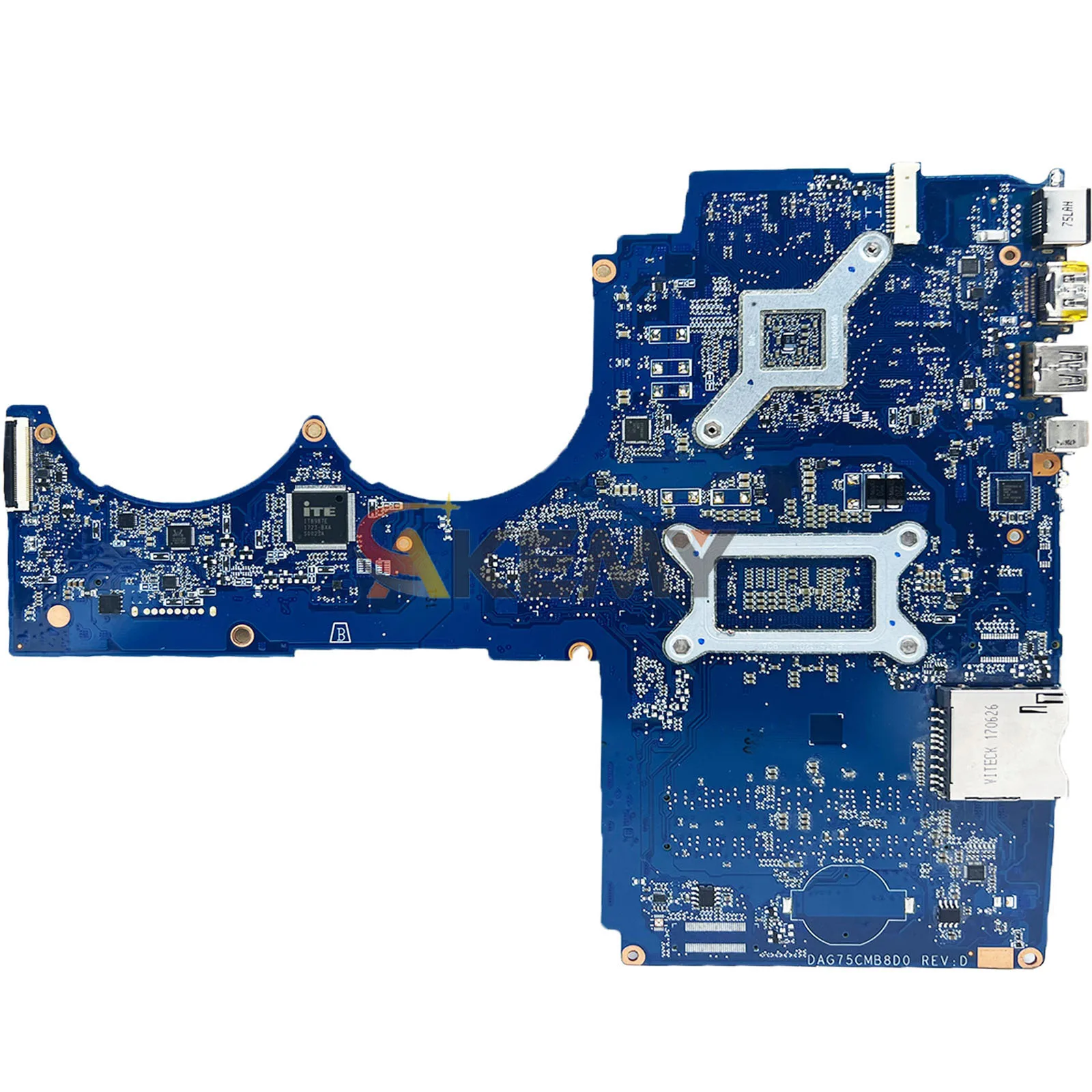 DAG75CMB8D0 Laptop Motherboard For HP Pavilion 15-CB With i5 i7 CPU RX550 2GB GPU 926309-601 100% Fully Tested