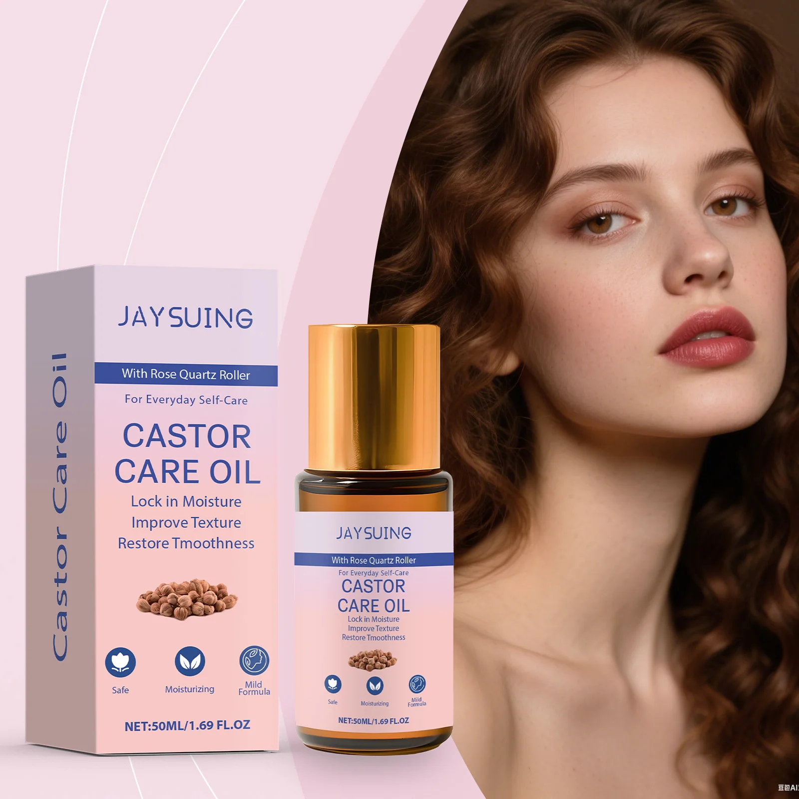 

Castor Oil Ball Improve Dry Skin Deep Moisturizing Repair Cell Barrier Soft Skincare Softening Keratin Body Care Essence Ball