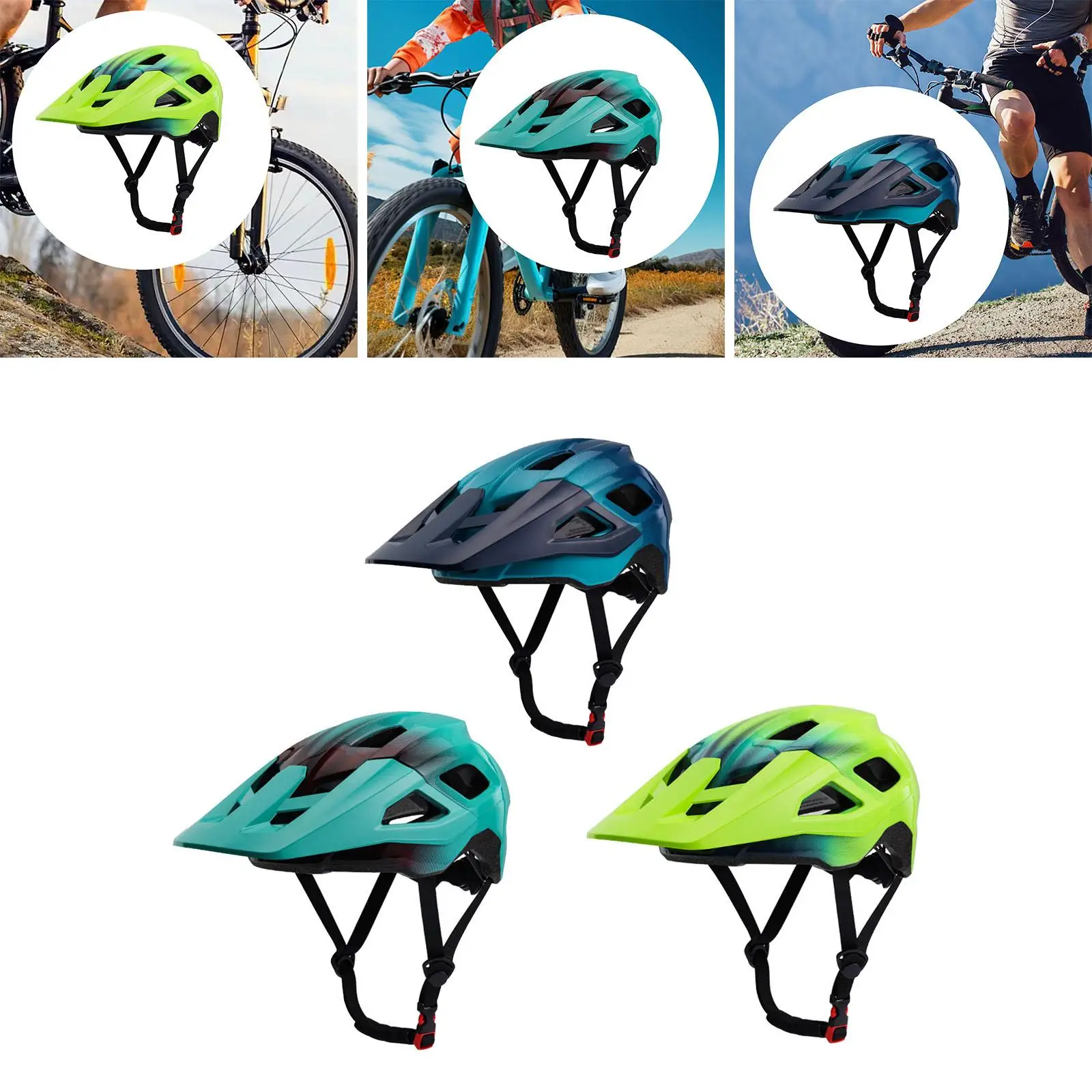 Adult Bicycle Helmet, Cyclist Helmet, Adjustable, Lightweight, Shockproof,