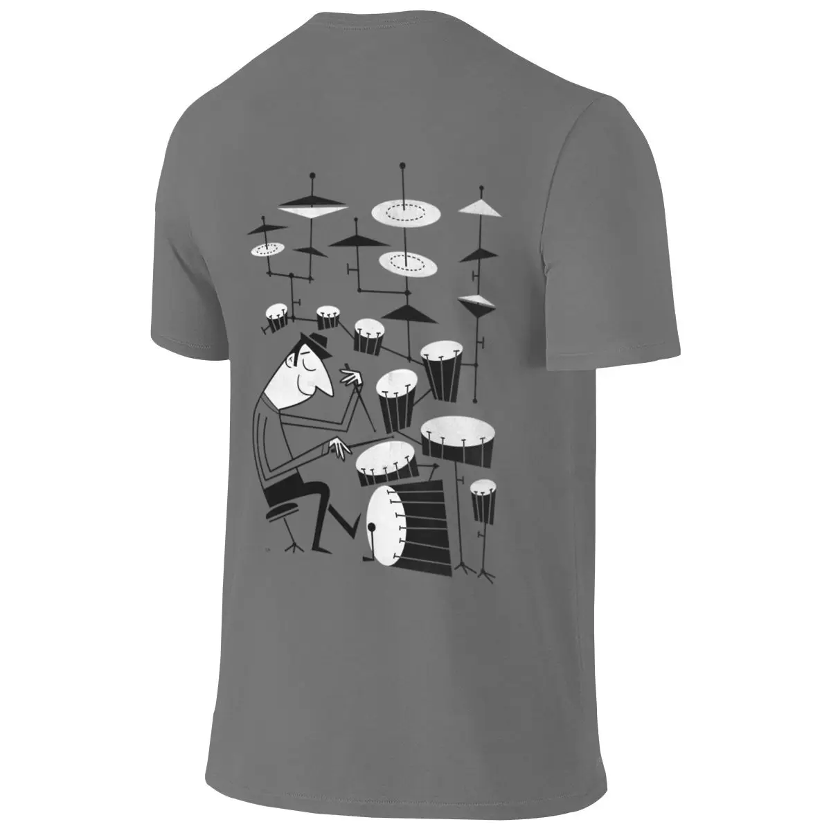 Play That Beat Breathable And Sweat-Wicking Reversible T-shirt Light Sports Neat Stitching Shirt