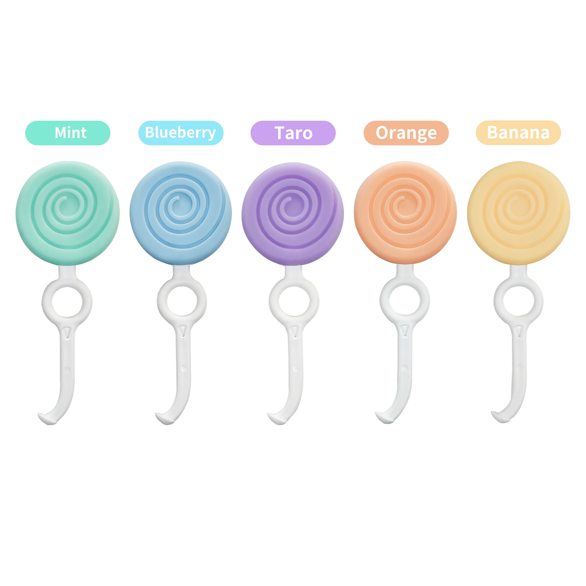 SmileRevive 2 Pcs/ 1 SetCandy Fruit Flavored Orthodontic Chewies – Silicone Chewing Sticks for Aligners & Invisible Braces
