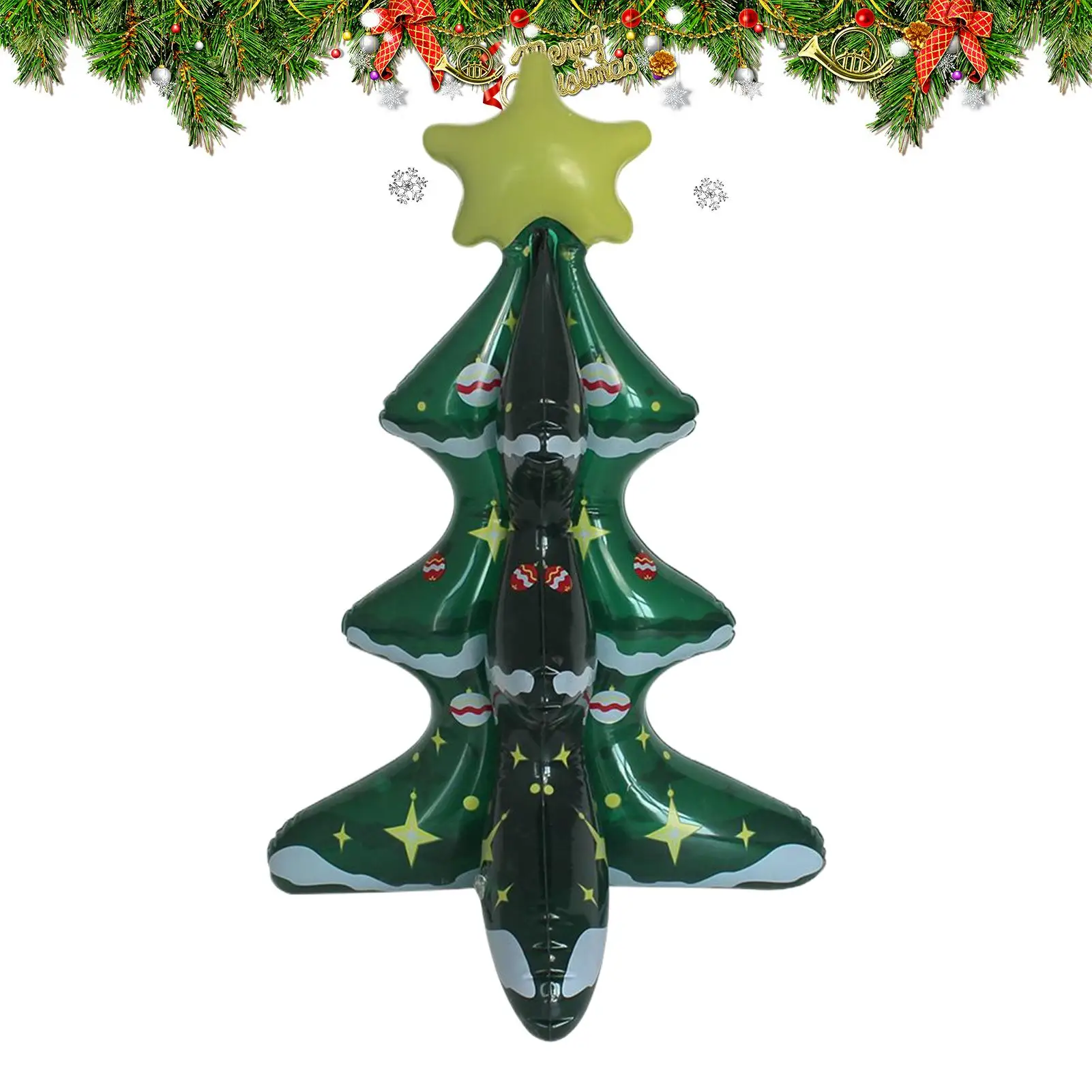 

Blow Up Christmas Tree Christmas Inflatables Outdoor Tree Decorations Anti-Leak Ornament Holiday Decoration For Patio Stage Yard