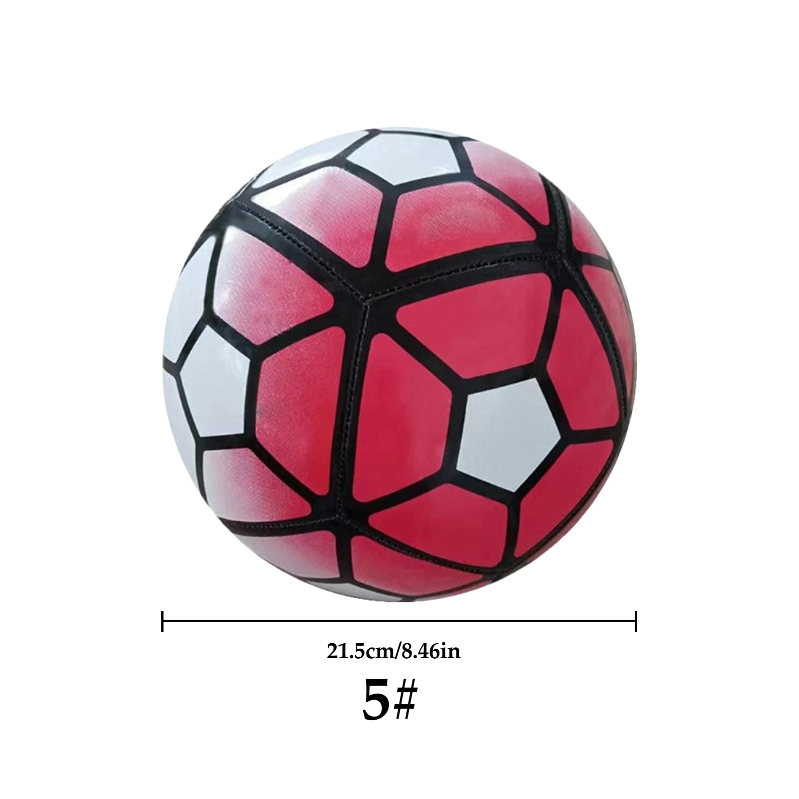 Versatile Usage Football Soccer Ball For All Skill Levels Regulation Size 9 Inflatable Football